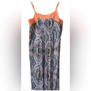 Printed long maxi